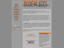 Tablet Screenshot of blogplates.net